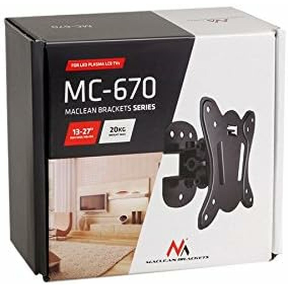 Βάση Τηλεόρασης MacLean MC-670 27" 13" 20 kg
